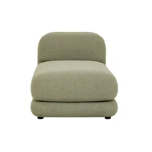 Juno Mello 4-Seater Reversible Chaise Sofa with Arms - Noyack Thyme/Clover by GlobeWest, a Outdoor Sunbeds & Daybeds for sale on Style Sourcebook