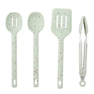Set/4 Gem Silicone Kitchen Utensil Tool Set 30cm Seafom by Coast to Coast, a Utensils & Gadgets for sale on Style Sourcebook