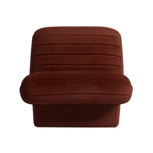Dwell Armchair - Mohair Rust by Lounge Lovers, a Chairs for sale on Style Sourcebook