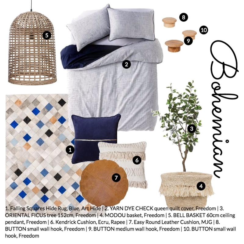 Bohemian Decor Mood Board by Interior Designstein on Style Sourcebook