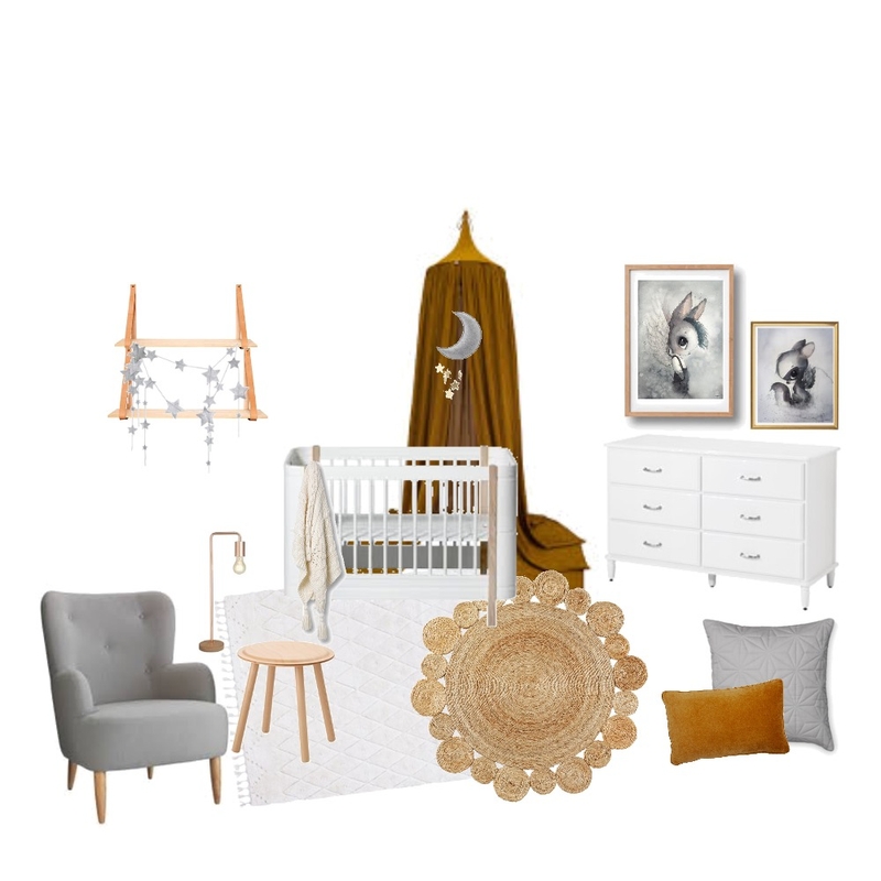 Gender Neutral nursery Mood Board by srussell on Style Sourcebook