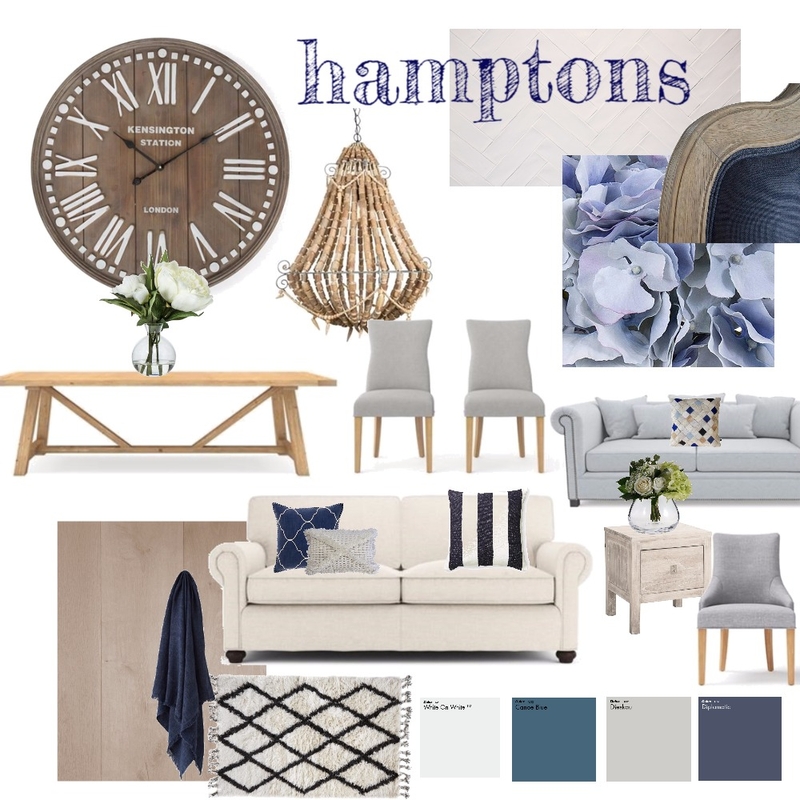 hamptons inspired Mood Board by Dorian + Co Interiors on Style Sourcebook