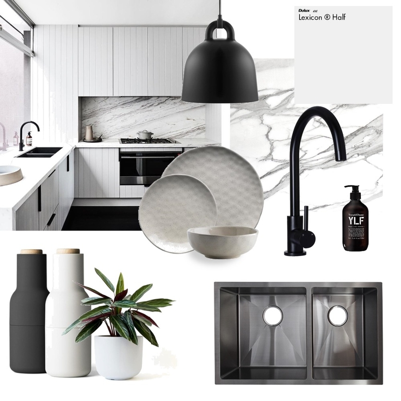 Monochrome kitchen Mood Board by Janine on Style Sourcebook