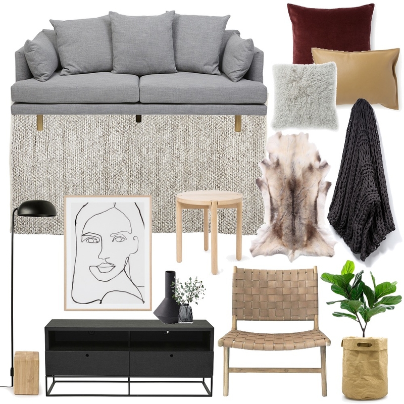 Stella McMeniman Living Concept 2 Mood Board by Sophie Scarlett Design on Style Sourcebook