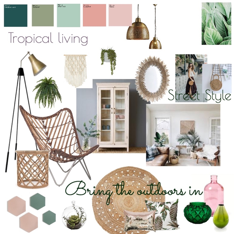 Tropical living Mood Board by vanessasandham on Style Sourcebook