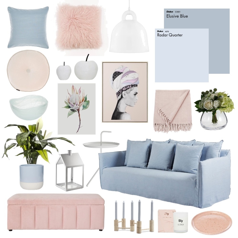 Pastels Mood Board by Thediydecorator on Style Sourcebook