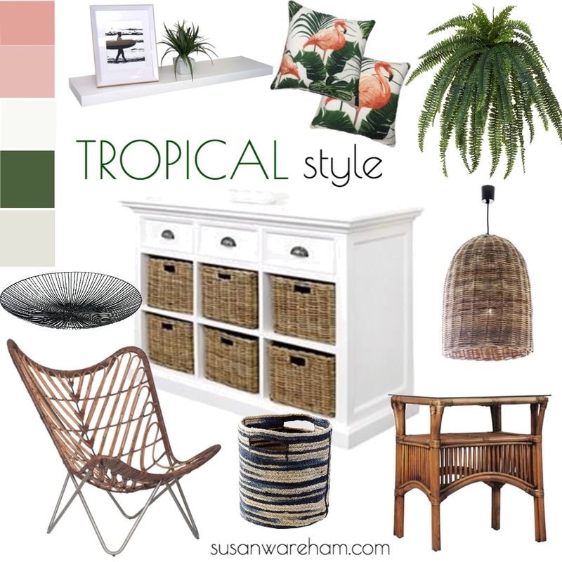 Tropical style Mood Board by Whitehaven Interiors on Style Sourcebook