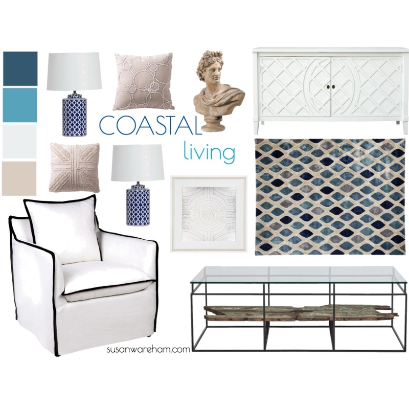 Coastal Living Mood Board by Whitehaven Interiors on Style Sourcebook