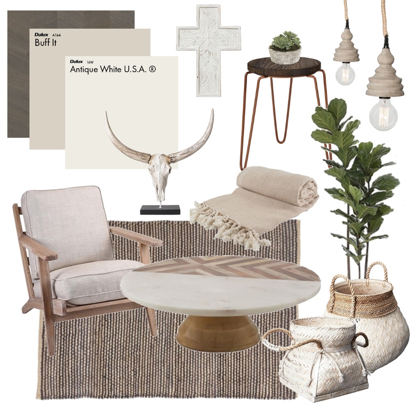 Bohemian / Rustic Coffee Nook Mood Board by braydee on Style Sourcebook