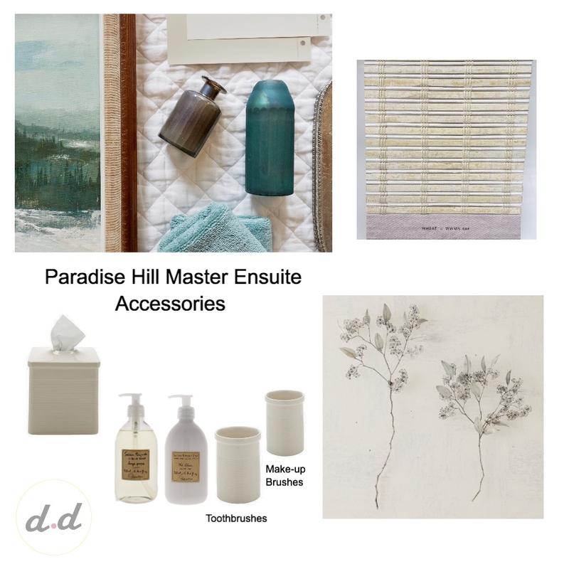 Paradise Hill Ensuite II Vanity Accessories Mood Board by dieci.design on Style Sourcebook