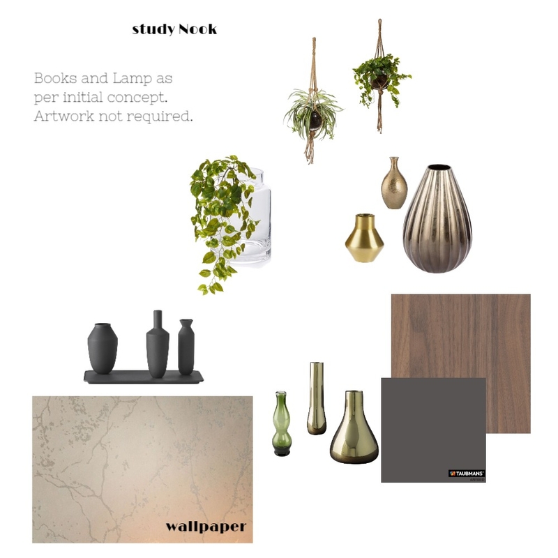 study Nook Mood Board by MimRomano on Style Sourcebook