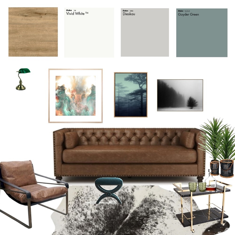 Man Cave Mood Board by KellyByrne on Style Sourcebook