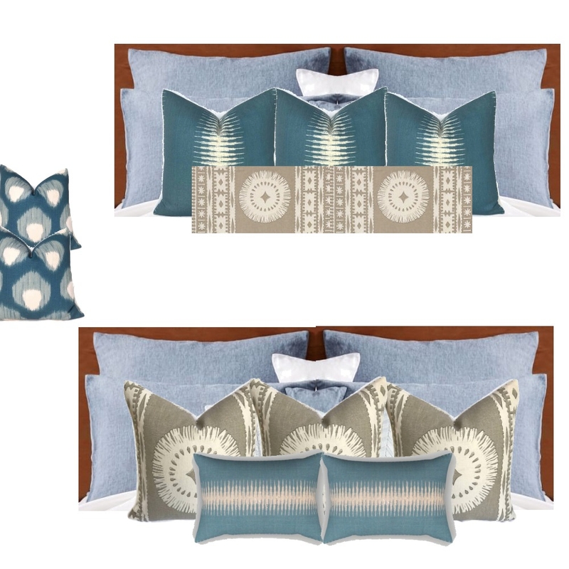 KKU6 Downstairs Bedroom Pillow Mood Board by tkulhanek on Style Sourcebook