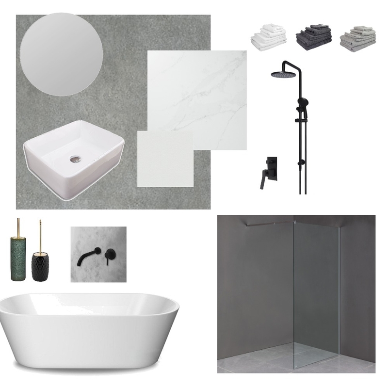 Bathroom Interior Design Mood Board by NatashaS95