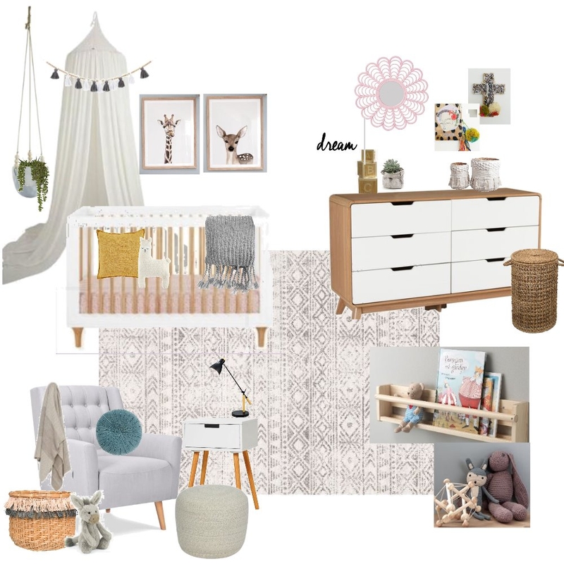 Baby M - Nursery Inspo: Neutral Mood Board by BrookeKL89 on Style Sourcebook