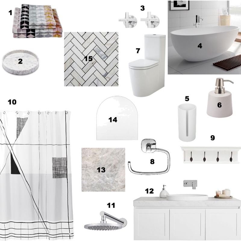 Bathroom Mood Board by emmalangley97 on Style Sourcebook