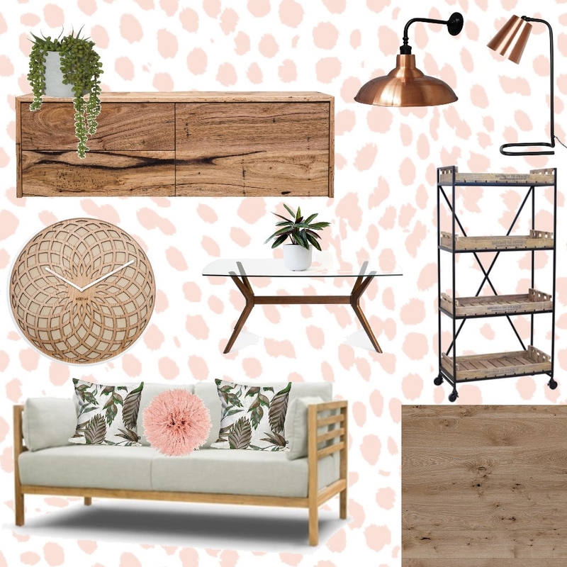 Pink and green living room Mood Board by laurenmason on Style Sourcebook