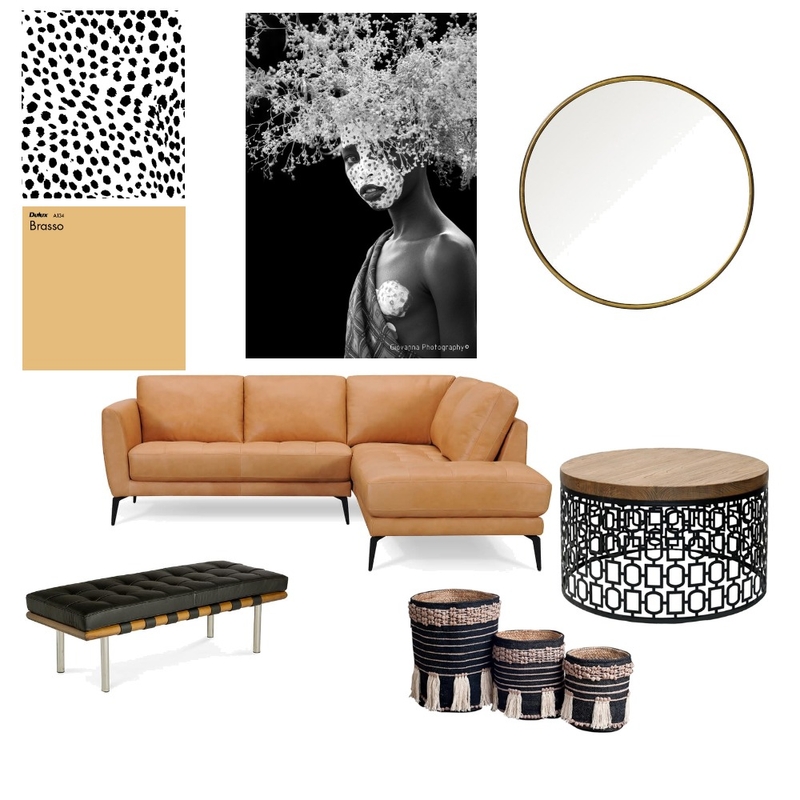 Native Nordic Living Interior Design Mood Board by brandnew_byole