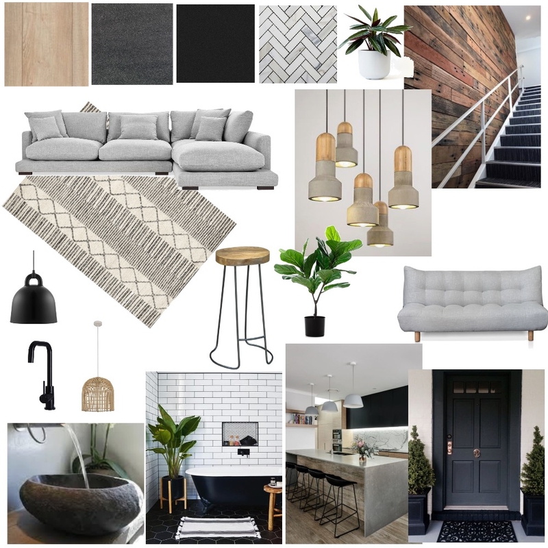 Achromatic Mood Board by feigej on Style Sourcebook
