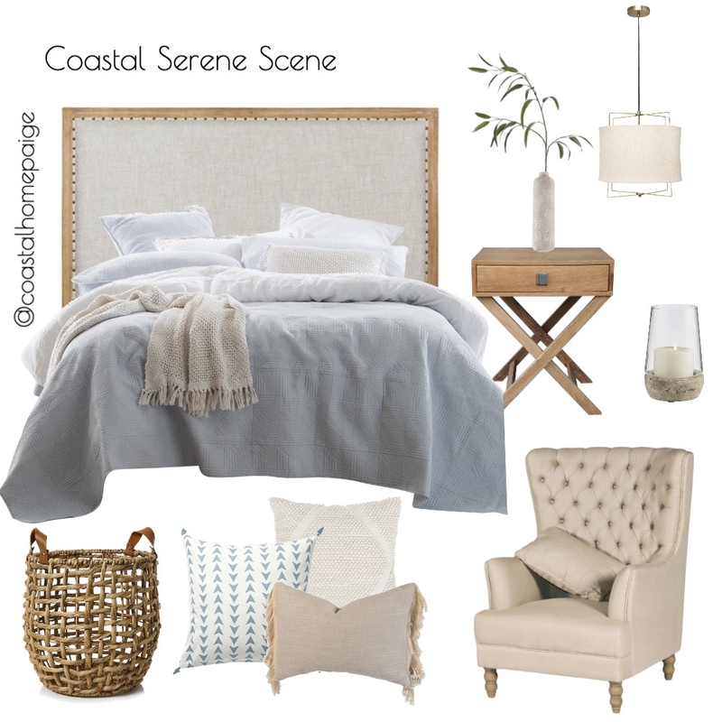 Coastal Serene Scene Mood Board by CoastalHomePaige on Style Sourcebook