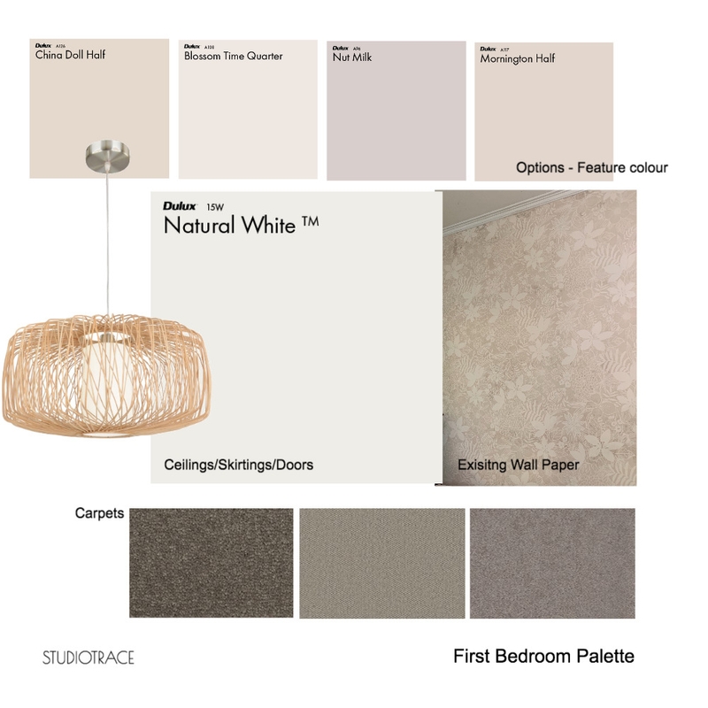 1st Bedroom Mood Board by Studiotrace on Style Sourcebook