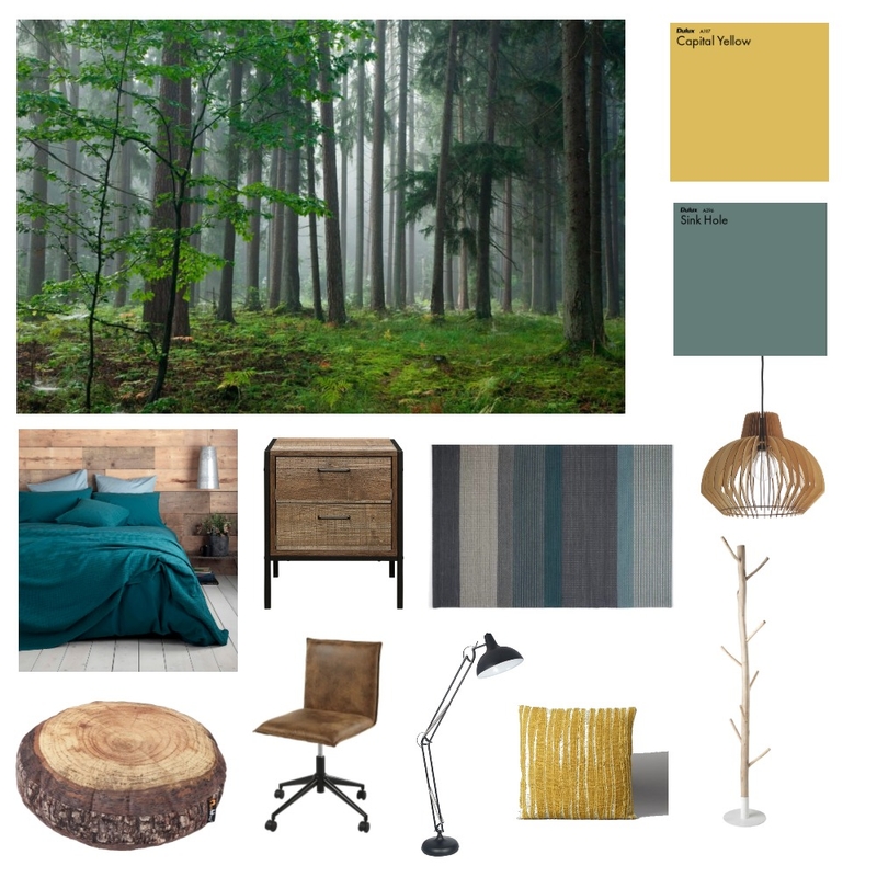 Patrick's Bedroom Mood Board by gemmalovett on Style Sourcebook