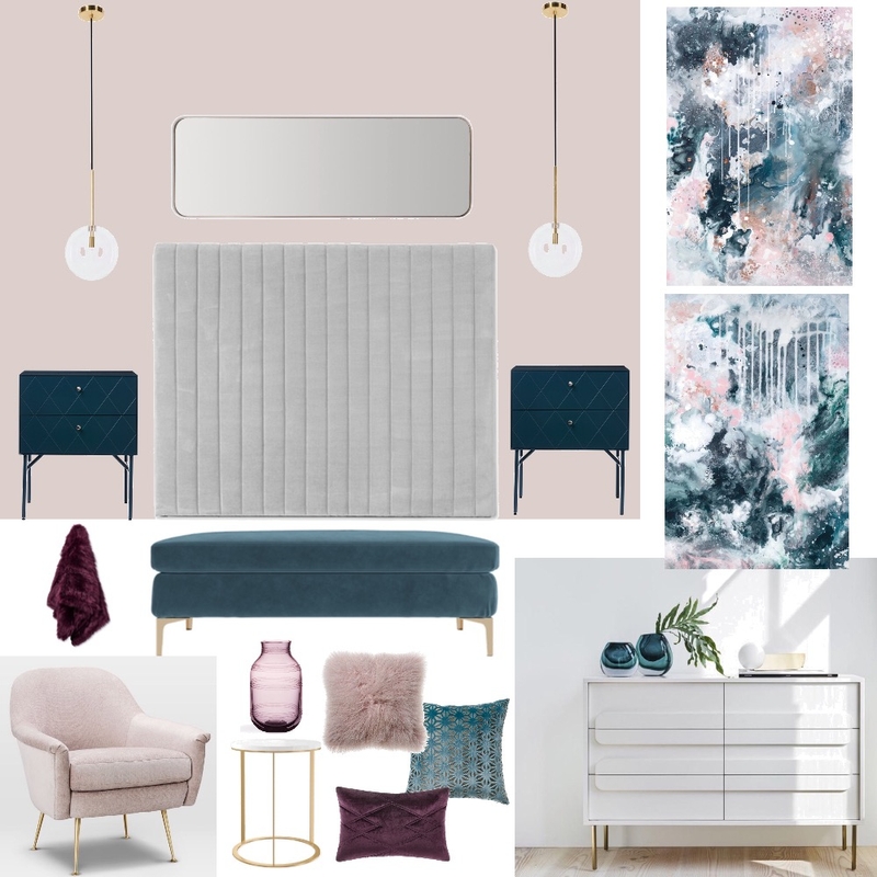 Outlaw Interior Design Mood Board by DKD