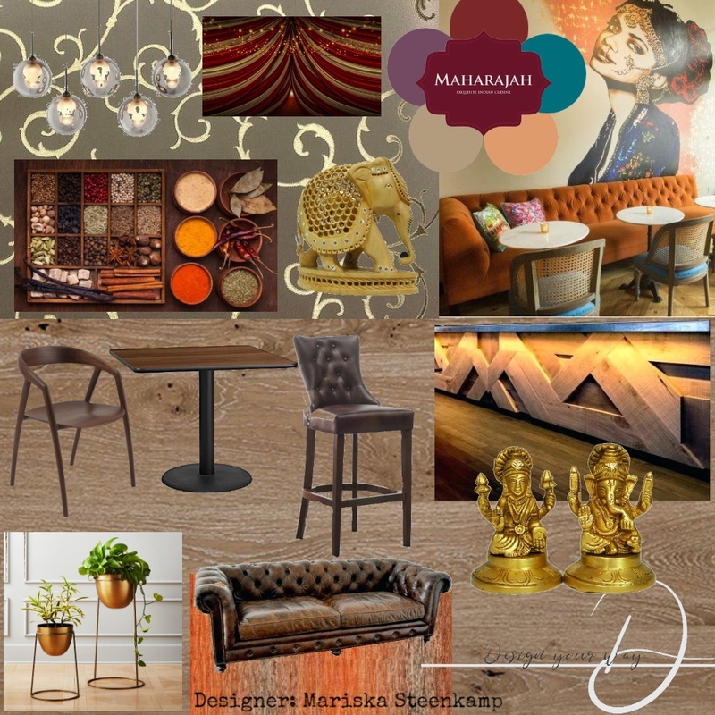 Maharajah 1 Mood Board by Mariska Steenkamp on Style Sourcebook
