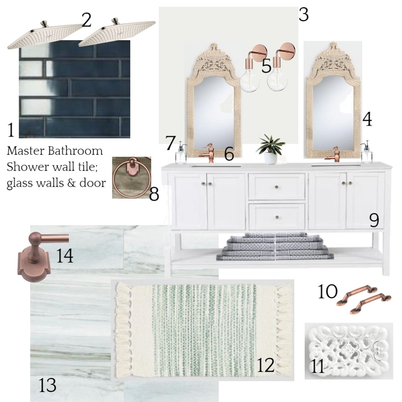 Master Bathroom Mood Board by LaurenElizabethDesigns on Style Sourcebook