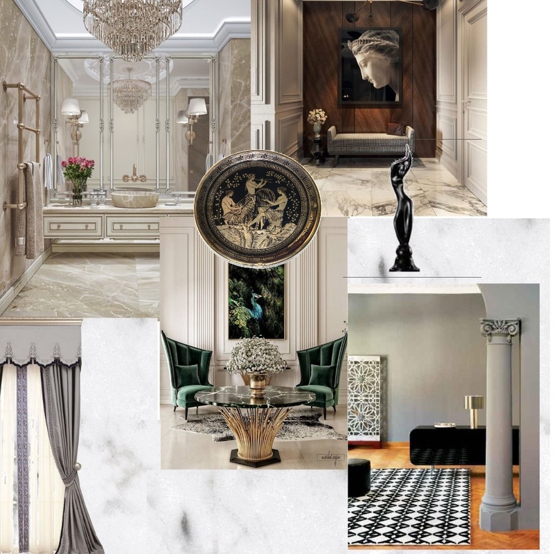 black Mood Board by andelazd on Style Sourcebook