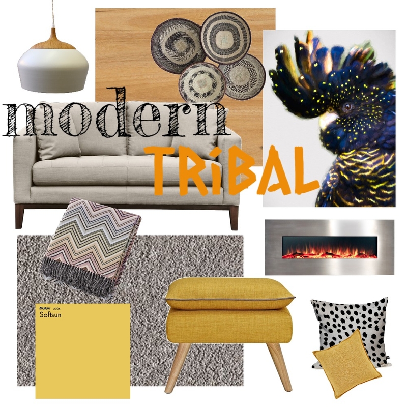 Modern tribal Mood Board by mishryan on Style Sourcebook