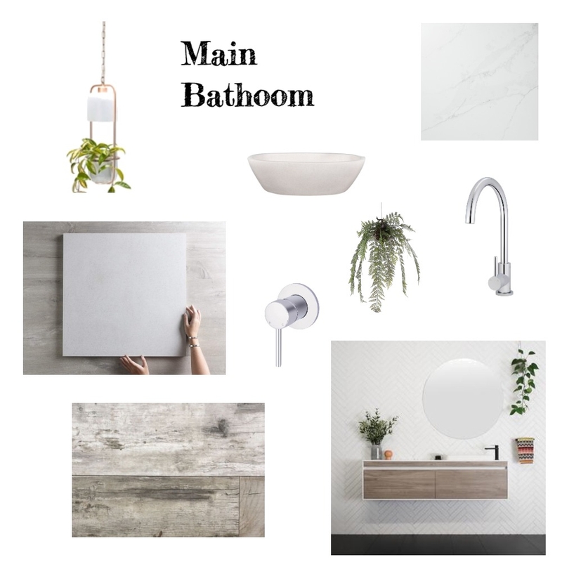 Main Bathroom Mood Board by Renovation by Design on Style Sourcebook
