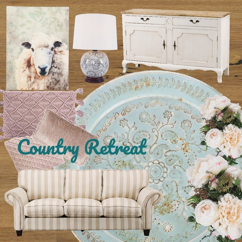 Country Retreat Mood Board by LeahOrgana on Style Sourcebook