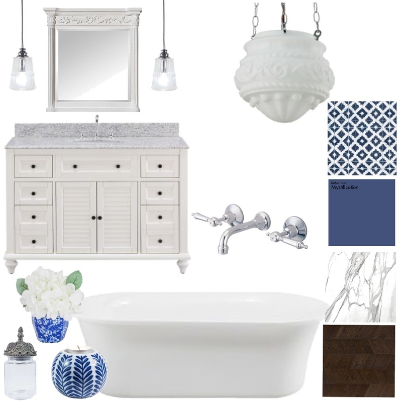 Hampton’s Style Bathroom Mood Board by tj10batson on Style Sourcebook