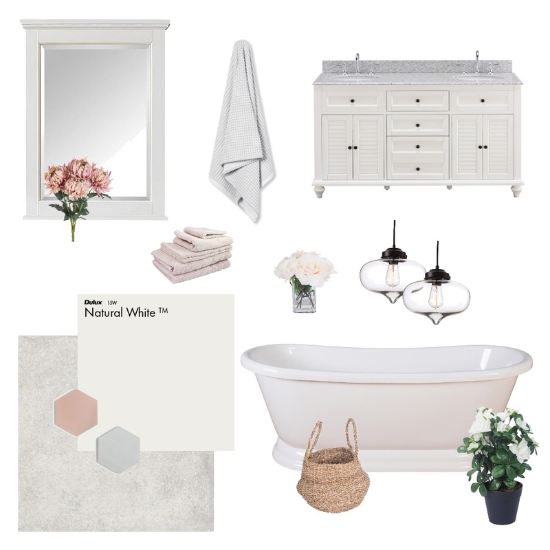 Early Settler Bathroom Interior Design Mood Board by snoph