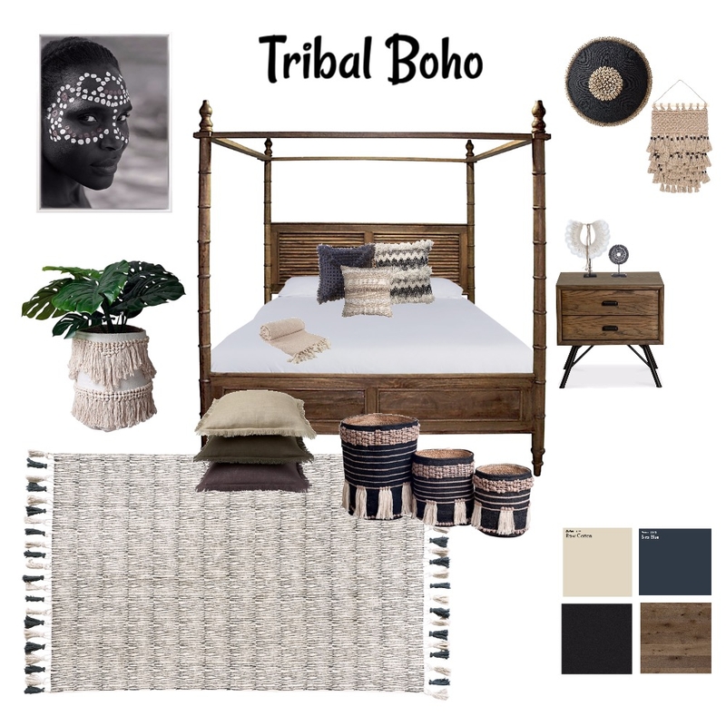 tribal boho Interior Design Mood Board by imogenmanning tribal boho Interior Design Mood Board by imogenmanning