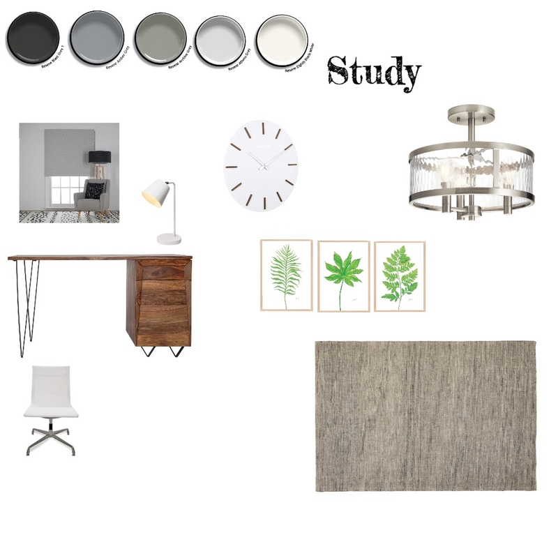 Study Room Mod. 9 Mood Board by Sara_Drouhard on Style Sourcebook