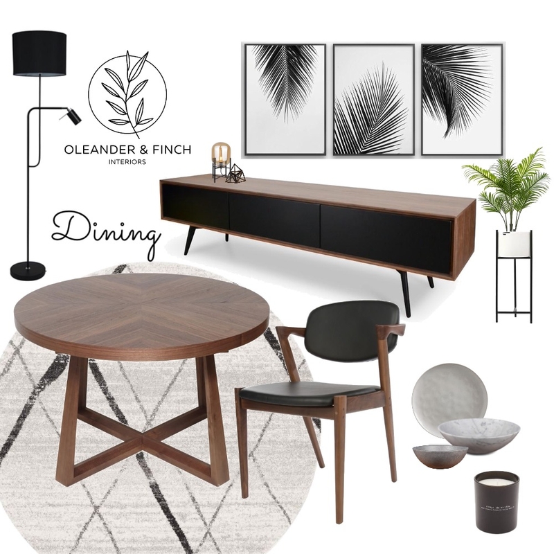 Dining room Mood Board by Rhiannon Lee, Oleander & Finch Interiors on Style Sourcebook