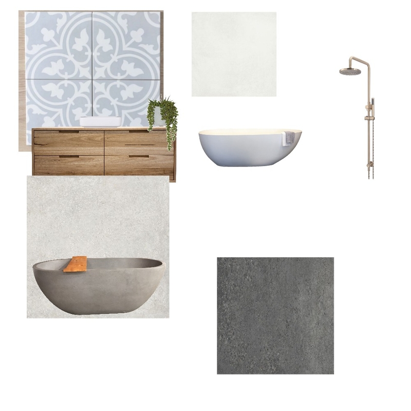 Encaustic Bathroom 3 Interior Design Mood Board by trueblueaussiegal89