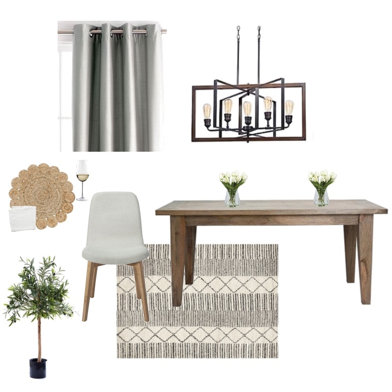Dinning room Interior Design Mood Board by Meyer Studio Designs