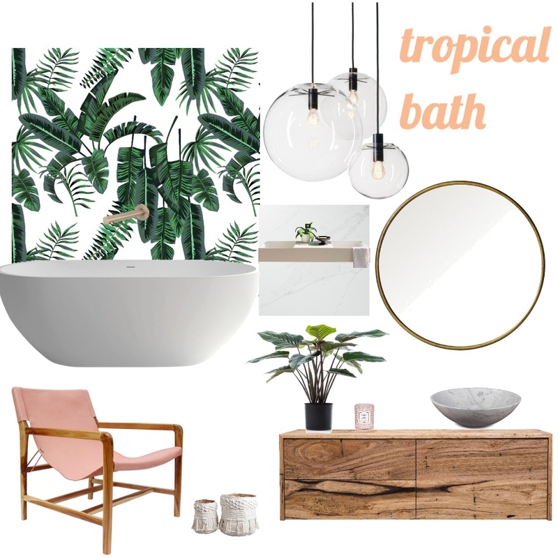tropical bath Mood Board by barbaracoelho on Style Sourcebook