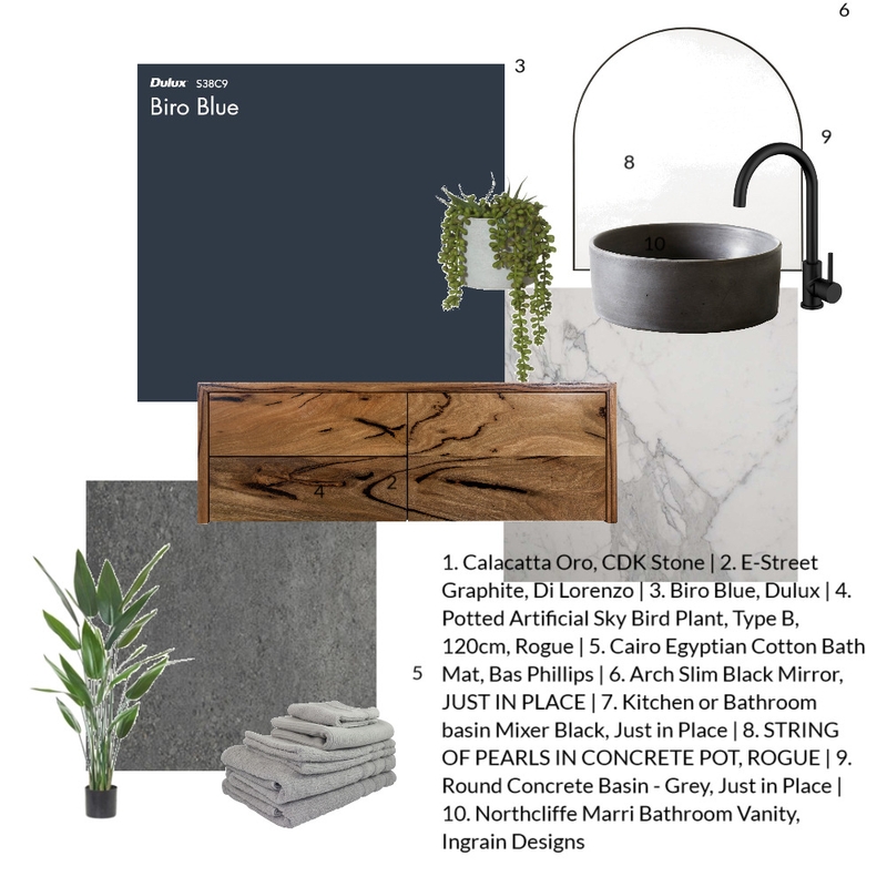 Bathroom Mood Board by Kohesive on Style Sourcebook