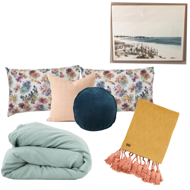 reetilston bedroom Interior Design Mood Board by Holm & Wood.