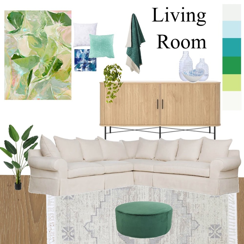 Living Room Interior Design Mood Board by EmilyD