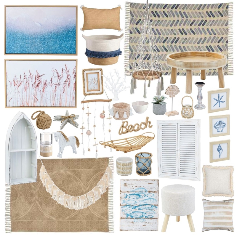 Spotlight Coastal Mood Board by Thediydecorator on Style Sourcebook