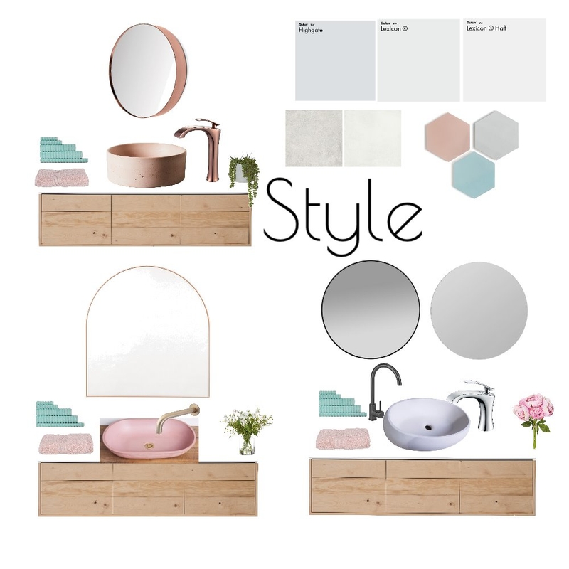 Ensuite x 3 Mood Board by SarahPilko on Style Sourcebook