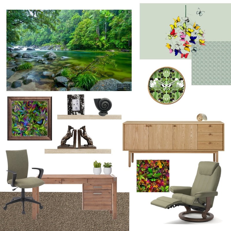 Barbara's Study 2 Mood Board by Deborah Lovell Interiors on Style Sourcebook