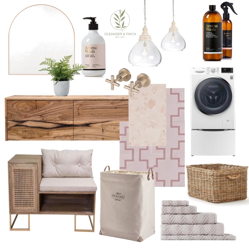 Laundry Mood Board by Oleander & Finch Interiors on Style Sourcebook