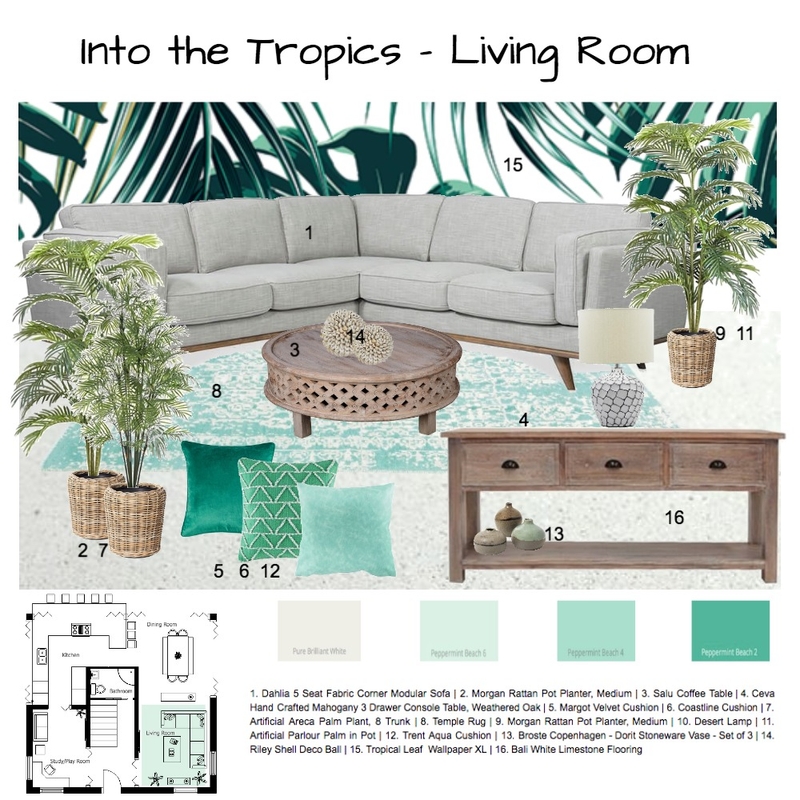 Into the Tropics Mood Board by tracy.sa on Style Sourcebook