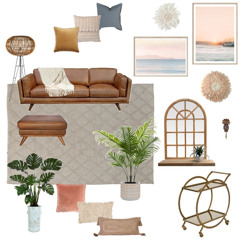 Lounge Interior Design Mood Board by CSempf